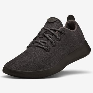 Women's Allbirds Natural Black Wool Runners Size 7